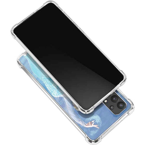 Disney Frozen Elsa Icy Powers Art Galaxy A32 5G Clear Case