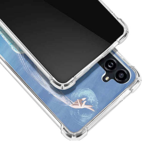 Disney Frozen Elsa Icy Powers Art Galaxy A54 5G Clear Case