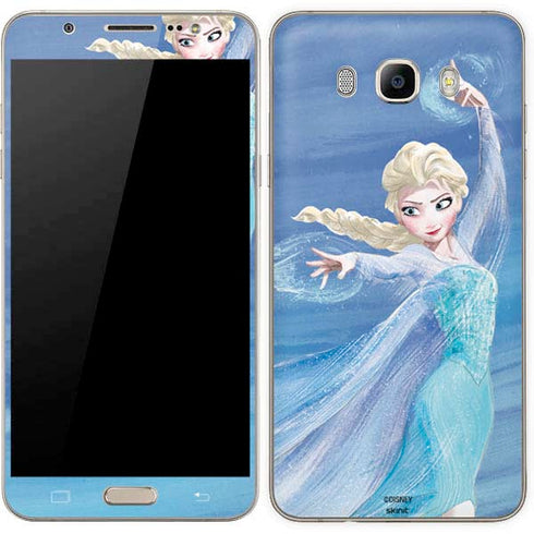 Disney Frozen Elsa Icy Powers Art Galaxy J7 Skin