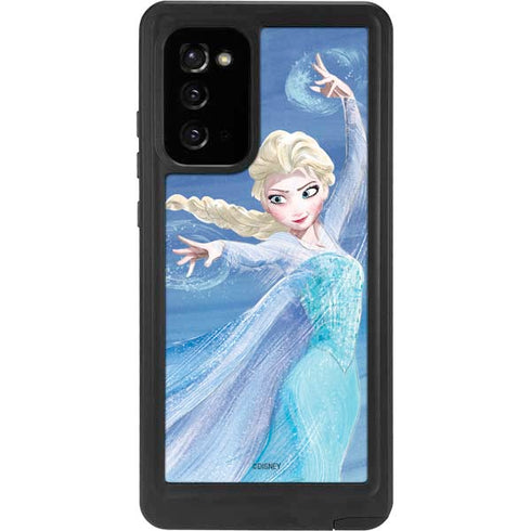 Disney Frozen Elsa Icy Powers Art Galaxy Note20 5G Waterproof Case
