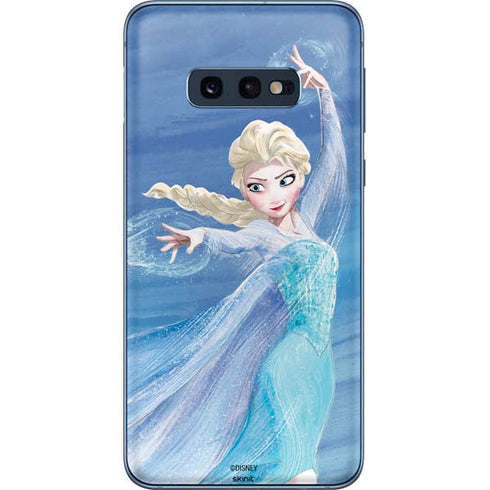 Disney Frozen Elsa Icy Powers Art Galaxy S10e Skin