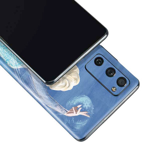 Disney Frozen Elsa Icy Powers Art Galaxy S20 Fan Edition Skin