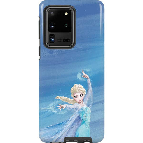 Disney Frozen Elsa Icy Powers Art Galaxy S20 Ultra 5G Pro Case