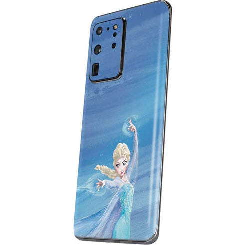 Disney Frozen Elsa Icy Powers Art Galaxy S20 Ultra 5G Skin