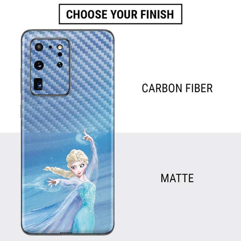 Disney Frozen Elsa Icy Powers Art Galaxy S20 Ultra 5G Skin