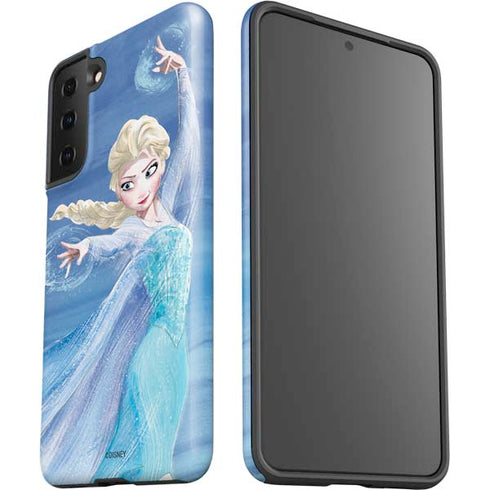 Disney Frozen Elsa Icy Powers Art Galaxy S21 Plus 5G Pro Case