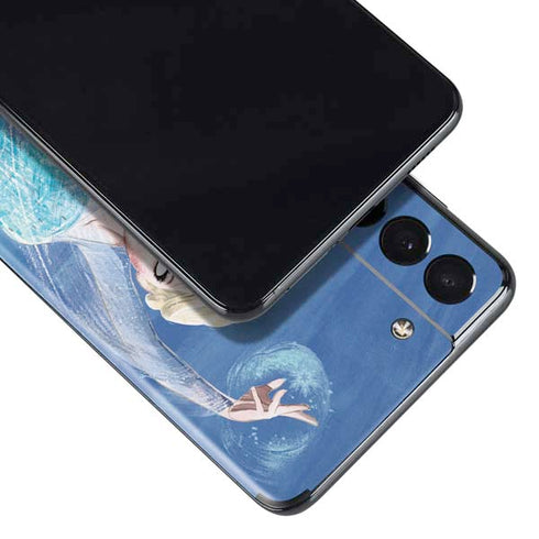 Disney Frozen Elsa Icy Powers Art Galaxy S21 Plus 5G Skin