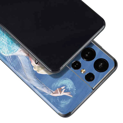 Disney Frozen Elsa Icy Powers Art Galaxy S21 Ultra 5G Skin