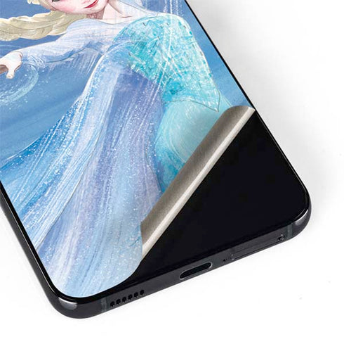 Disney Frozen Elsa Icy Powers Art Galaxy S22 Plus Skin
