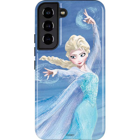 Disney Frozen Elsa Icy Powers Art Galaxy S22 Pro Case