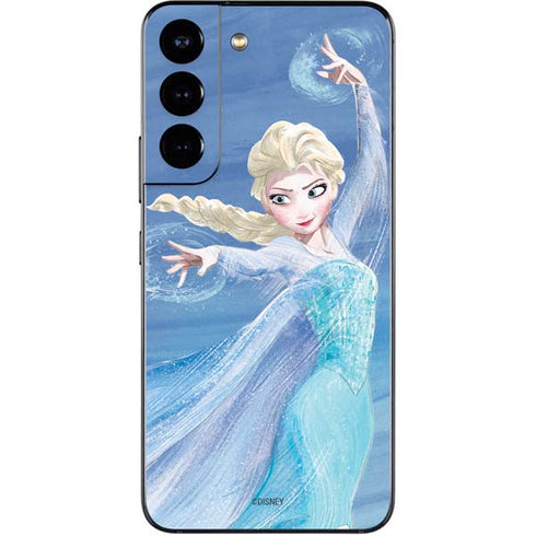 Disney Frozen Elsa Icy Powers Art Galaxy S22 Skin