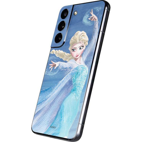 Disney Frozen Elsa Icy Powers Art Galaxy S22 Skin