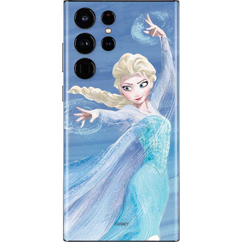 Disney Frozen Elsa Icy Powers Art Galaxy S22 Ultra Skin