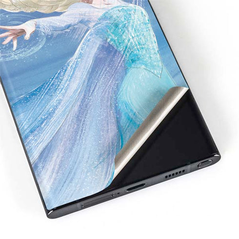 Disney Frozen Elsa Icy Powers Art Galaxy S22 Ultra Skin