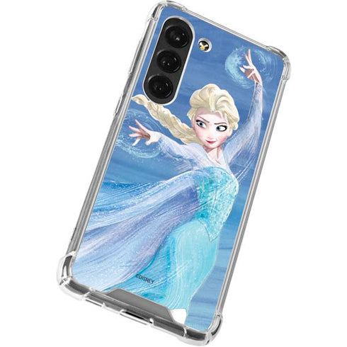 Disney Frozen Elsa Icy Powers Art Galaxy S23 Clear Case