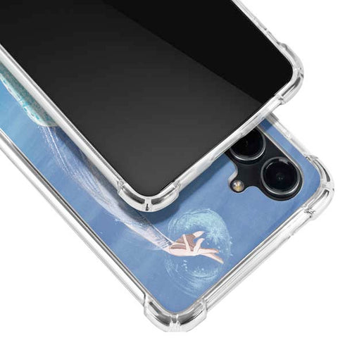 Disney Frozen Elsa Icy Powers Art Galaxy S23 FE Clear Case