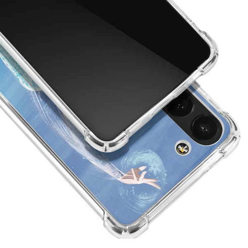 Disney Frozen Elsa Icy Powers Art Galaxy S23 Plus Clear Case