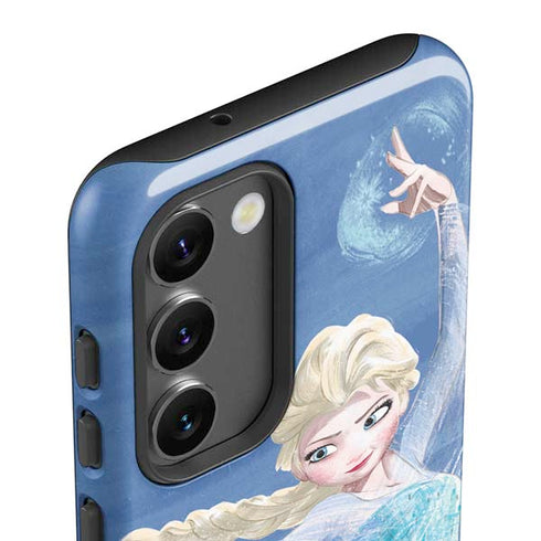 Disney Frozen Elsa Icy Powers Art Galaxy S23 Plus Pro Case