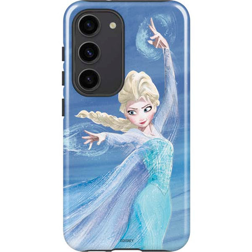 Disney Frozen Elsa Icy Powers Art Galaxy S23 Pro Case