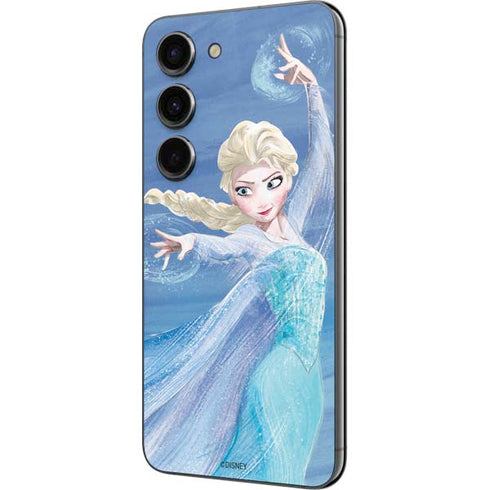 Disney Frozen Elsa Icy Powers Art Galaxy S23 Skin