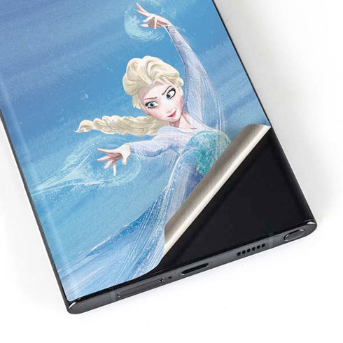 Disney Frozen Elsa Icy Powers Art Galaxy S23 Ultra Skin