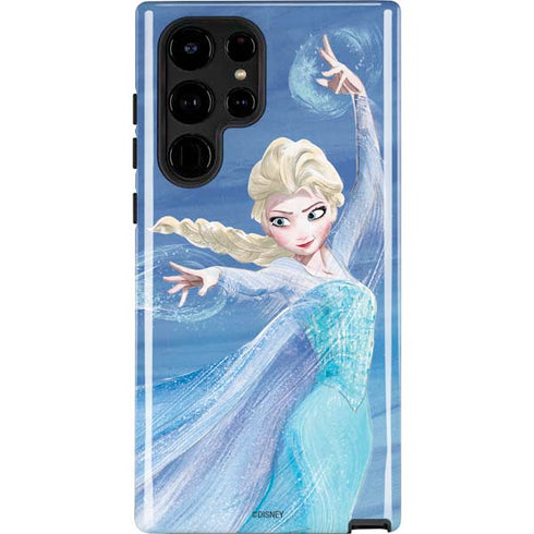 Disney Frozen Elsa Icy Powers Art Galaxy S24 Ultra Impact Case