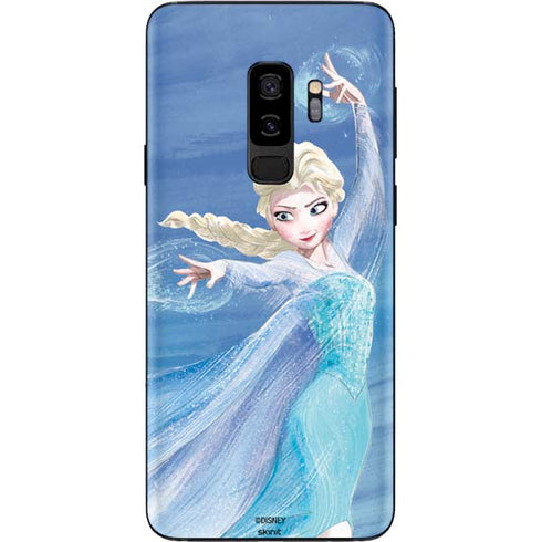 Disney Frozen Elsa Icy Powers Art Galaxy S9 Plus Skin