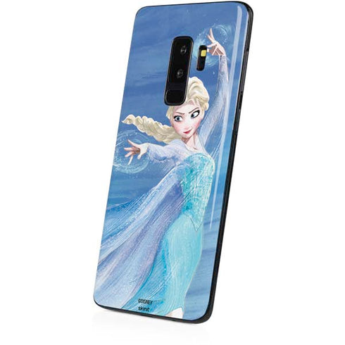 Disney Frozen Elsa Icy Powers Art Galaxy S9 Plus Skin