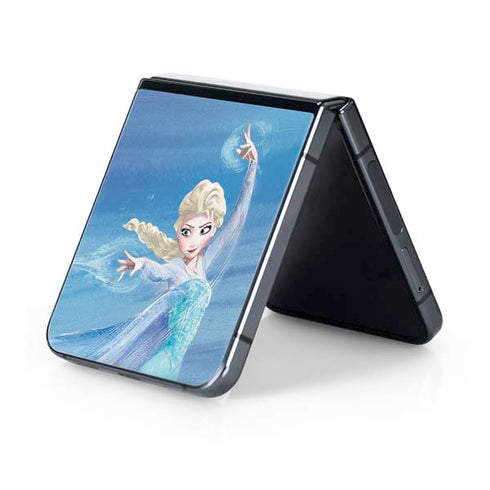 Disney Frozen Elsa Icy Powers Art Galaxy Z Flip5 5G Skin