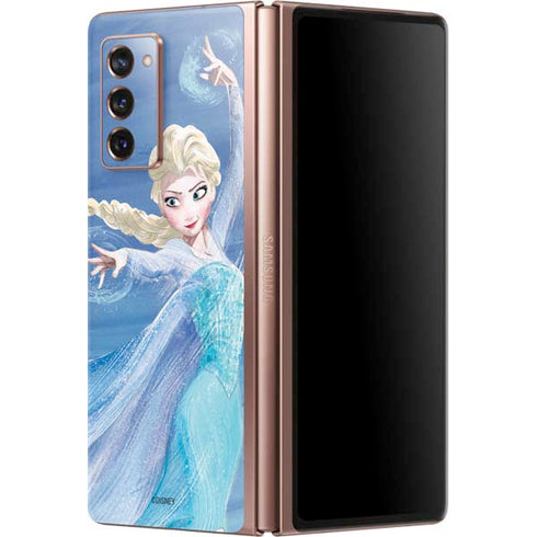 Disney Frozen Elsa Icy Powers Art Galaxy Z Fold2 5G Skin