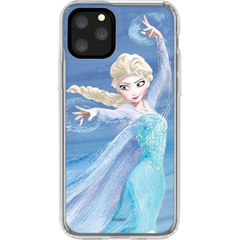 Disney Frozen Elsa Icy Powers Art iPhone 11 Pro Clear Case