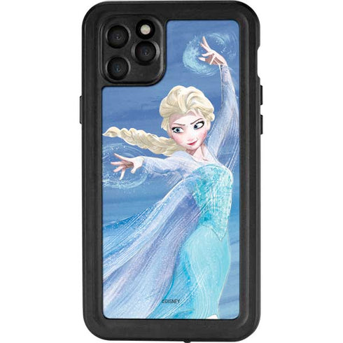 Disney Frozen Elsa Icy Powers Art iPhone 11 Pro Max Waterproof Case