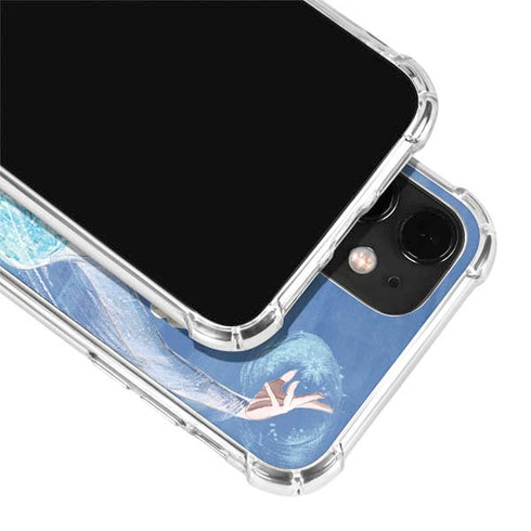 Disney Frozen Elsa Icy Powers Art iPhone 12 Clear Case