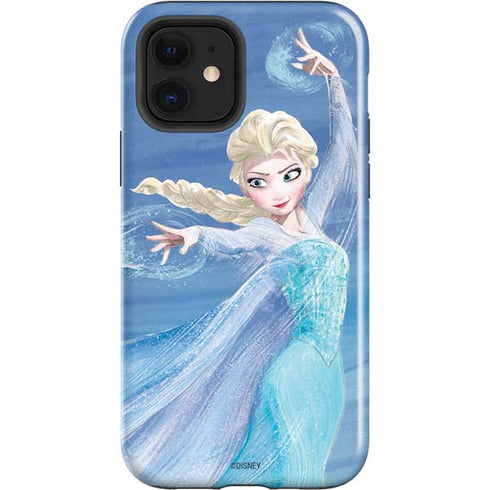 Disney Frozen Elsa Icy Powers Art iPhone 12 Impact Case