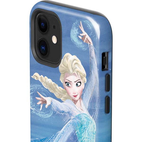 Disney Frozen Elsa Icy Powers Art iPhone 12 Impact Case