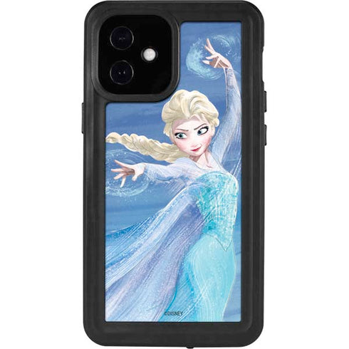 Disney Frozen Elsa Icy Powers Art iPhone 12 Mini Waterproof Case