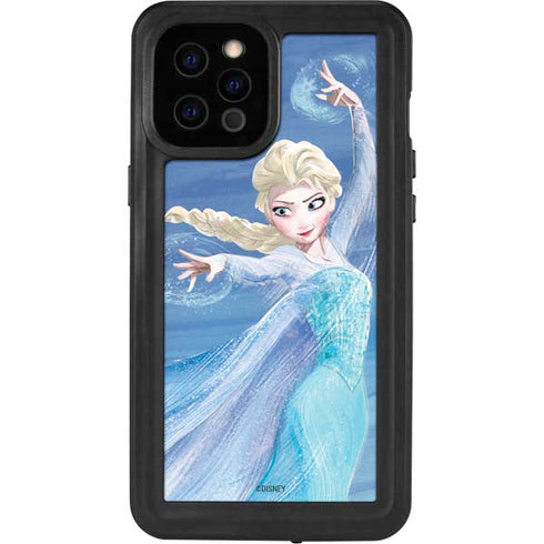 Disney Frozen Elsa Icy Powers Art iPhone 12 Pro Max Waterproof Case