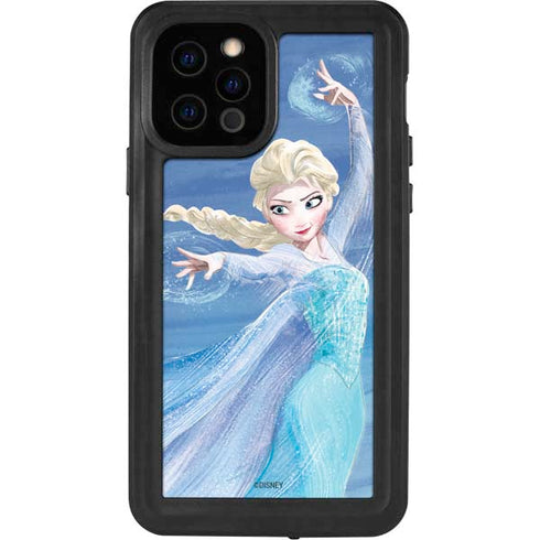 Disney Frozen Elsa Icy Powers Art iPhone 12 Pro Waterproof Case