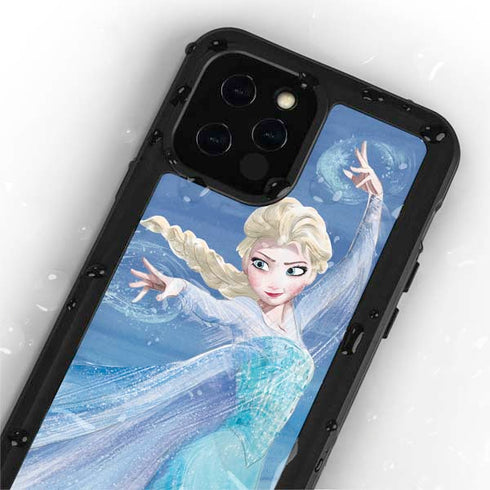 Disney Frozen Elsa Icy Powers Art iPhone 12 Pro Waterproof Case