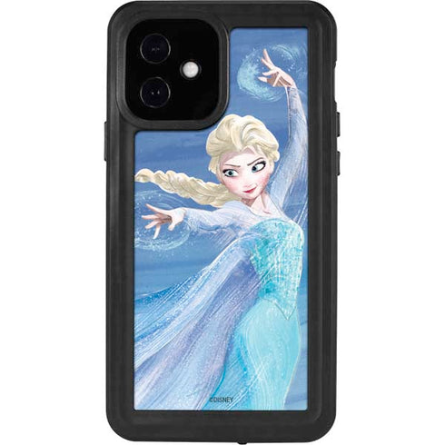 Disney Frozen Elsa Icy Powers Art iPhone 12 Waterproof Case