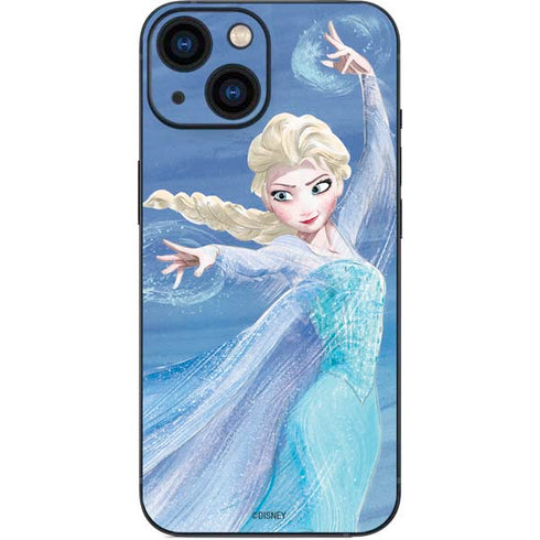 Disney Frozen Elsa Icy Powers Art iPhone 13 Mini Skin