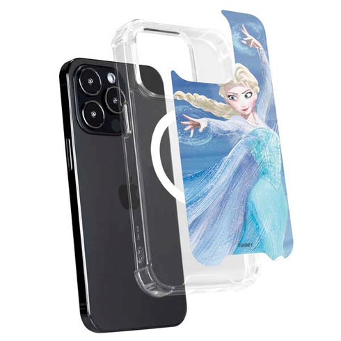 Disney Frozen Elsa Icy Powers Art iPhone 15 Pro MagSafe Case