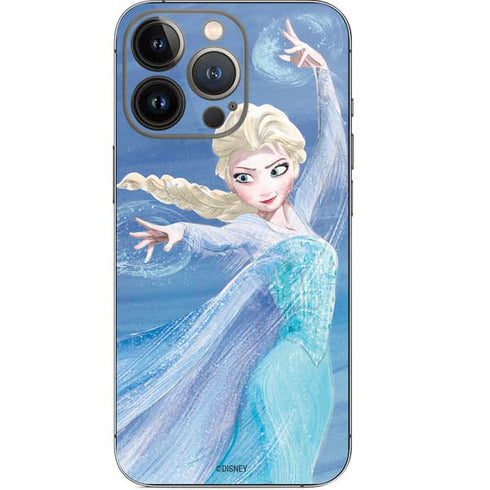Disney Frozen Elsa Icy Powers Art iPhone 14 Pro Skin