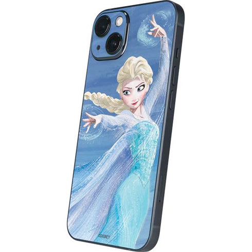 Disney Frozen Elsa Icy Powers Art iPhone 14 Skin