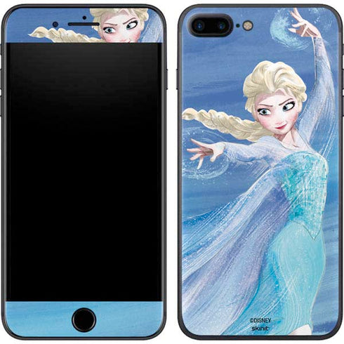 Disney Frozen Elsa Icy Powers Art iPhone 7 Plus Skin