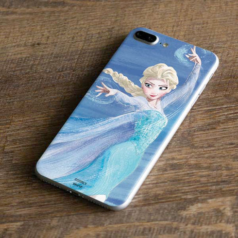 Disney Frozen Elsa Icy Powers Art iPhone 8 Plus Skin