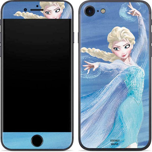 Disney Frozen Elsa Icy Powers Art iPhone 8 Skin