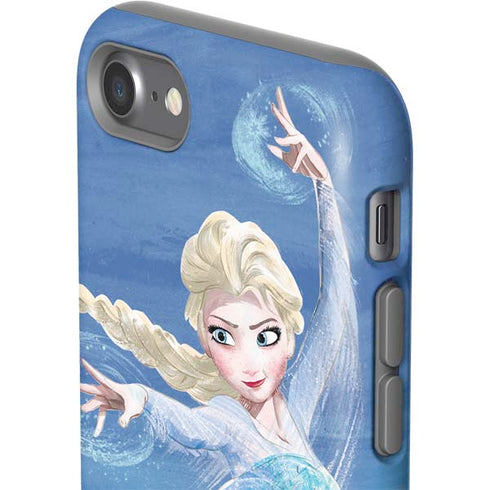 Disney Frozen Elsa Icy Powers Art iPhone SE (2nd & 3rd Gen) Pro Case