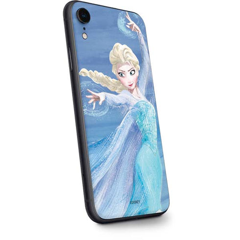 Disney Frozen Elsa Icy Powers Art iPhone XR Skin