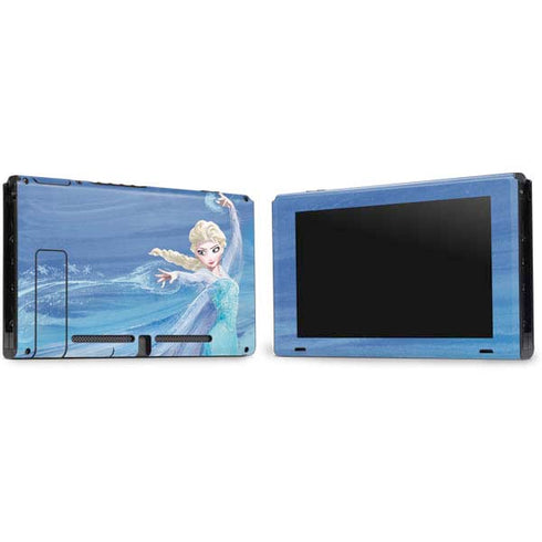 Disney Frozen Elsa Icy Powers Art Nintendo Switch Bundle Skin